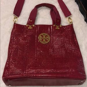 Red Tory Burch Hobo/Tote